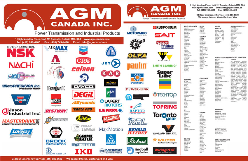 Brands of product we supply.